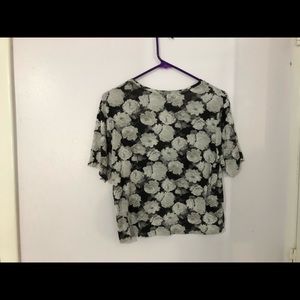 Flower print shirt